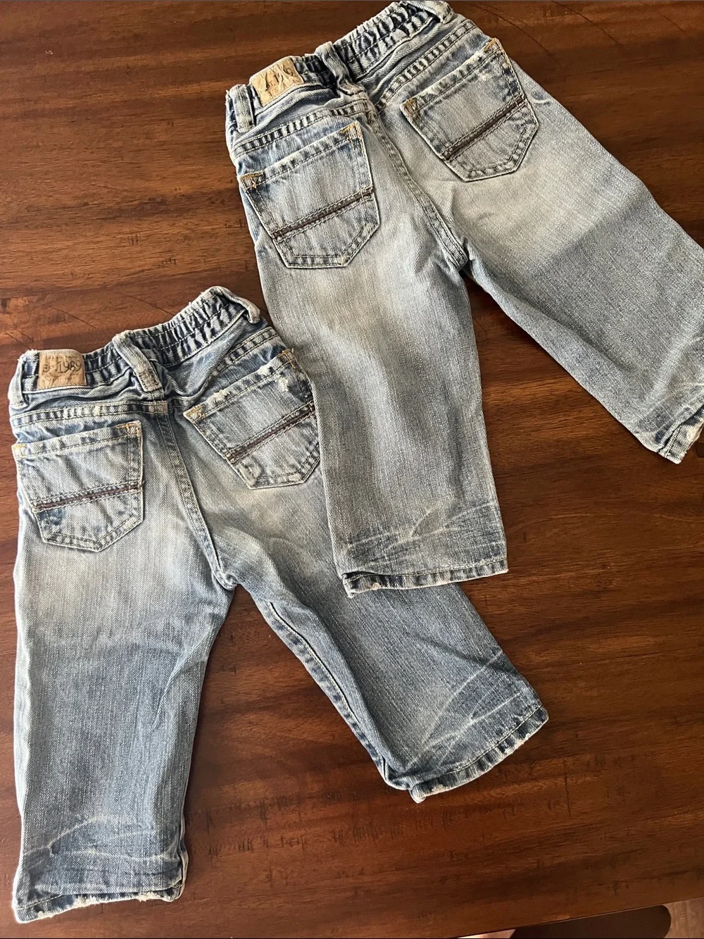 The Children's Place Boys' Light and Dark Blue Jeans Trio